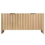 Product Image 8 for Finley Fluted Four Door Pale Oak Credenza from Jamie Young