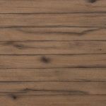 Top-down view of Henry Coffee Table showcasing plank-style oak surface with visible grain and knots