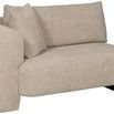 Lola Modular Sectional shown from a front-side angle highlighting curved armrest and fabric texture