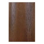 Macro view showing rich wood grain texture and finish on the lamp’s resin base