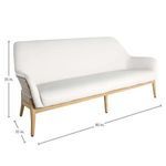 Product Image 18 for Palma Natural Wicker Sofa Vinyl from Summer Classics