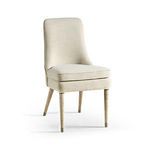 Product Image 1 for Shoal Linen & Grasscloth Side Chair Set of 2 from Johnathan Charles