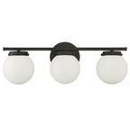 Product Image 9 for Jenni 3 Light Matte Black Bath Bar from Savoy House 