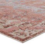 Product Image 11 for Priyah Indoor/ Outdoor Medallion Pink/ Gray Rug from Jaipur 