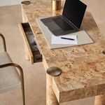 Product Image 8 for Rhythm Mappa Burl Hardwood Desk from Caracole