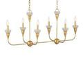 Product Image 9 for Aurelia Frost Rectangular Chandelier from Currey & Company