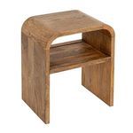 Product Image 1 for Cascade Waterfall Edge Wood End Table from Creative Co-Op
