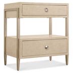 Product Image 1 for Westwood Two-Drawer Polished Limestone Nightstand from Hooker Furniture