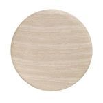 Top-down view highlighting smooth round edges and uniform natural stone design