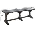 Product Image 3 for Hawthorne Reclaimed Pine Dining Table from Creative Co-Op