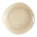 Product Image 4 for White Handwoven Grass Basket With Handles from Creative Co-Op