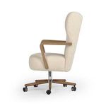 Product Image 5 for Melrose Solid Ash Desk Chair - Sheepskin Natural from Four Hands