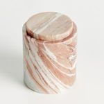 Product Image 2 for Jaqueline Marble Round Lidded Box Tall from Napa Home And Garden