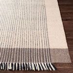 Product Image 5 for Reliance Hand-Woven Wool Brown / Cream Rug - 2'6" x 8' from Surya