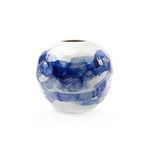 Product Image 3 for Hatch Blue & White Glazed Porcelain Vase from Villa & House