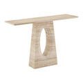 Product Image 3 for Demi Travertine Console Table from Currey & Company