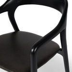 Product Image 3 for Amare Wooden Black Dining Armchair - Black from Four Hands