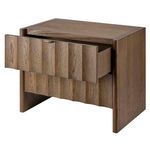 Product Image 5 for Finley Large Fluted Brown Sugar Oak Nightstand from Jamie Young