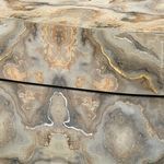 Product Image 4 for Ink Blot Curved Box In Grey & Cream Lacquer from Jamie Young