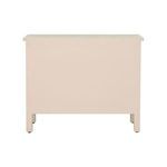 Plain back of Milford Chest in a soft beige color without pattern or knobs