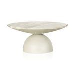 Product Image 10 for Corbett Textured Matte White Aluminum Coffee Table from Four Hands