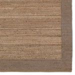 Product Image 10 for Query Handmade Bordered Brown Rug 18" x 18" from Jaipur 