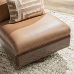Product Image 9 for Myla Top Grain Leather Swivel Accent Chair from Classic Home