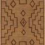 Product Image 1 for Touareg Global Geometric Tan / Dark Brown Rug - 2'6" x 8' from Surya