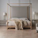 Product Image 8 for Pinstripe Light Sun Drenched Oak Queen Bed from Caracole