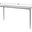 Product Image 7 for Nightfall White Marble Console Table from Uttermost