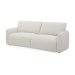 Callie Sofa angled view showing curved arms and seat cushions