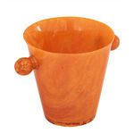 Product Image 4 for Orange Resin Ice Bucket w/Handles from BIDKHome