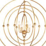 Product Image 5 for Selena Gold Metal Sphere Chandelier from Regina Andrew Design