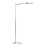 Product Image 1 for Noble Steel Floor Task Reading Lamp - Polished Nickel from Regina Andrew Design