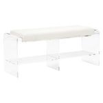 Product Image 1 for Renee Acrylic Long Bench from Chelsea House