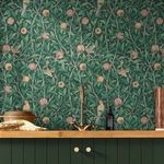 Product Image 2 for William Morris Bird & Pomegranate Wallpaper from Graham & Brown