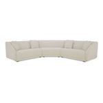 Product Image 1 for Fraser 3 Piece Modular Sectional with Wedge Slipper from Moe's