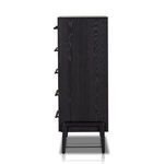 Product Image 6 for Rosedale 6-Drawer Tall Oak Dresser - Ebony Oak Veneer from Four Hands