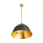 Product Image 5 for Ireland Graphite Leather Pendant from Arteriors