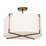 Product Image 7 for Theresa Matte Bronze Semi-Flush Mount from Gabby
