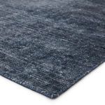 Product Image 5 for Ardis Handmade Solid Dark Blue/ White Rug from Jaipur 