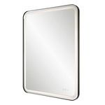 Product Image 6 for Crofton Lighted Black Large Mirror from Uttermost