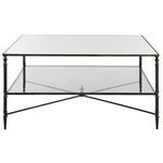 Product Image 1 for Henzler Mirrored Steel Coffee Table from Uttermost