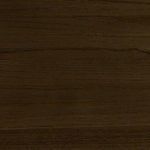 Top corner close-up showing the fine texture of the veneer and rich natural color