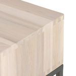 Product Image 20 for Trey Dove Poplar & Natural Iron Nightstand from Four Hands