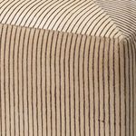 Product Image 6 for Pinstriped Ottoman from Jamie Young