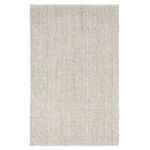 Neutral-toned Annello Handspun Jute Area Rug with chunky boucle weave texture, rectangular shape
