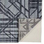 Product Image 8 for Vivien Transitional Gray / Blue Hand-Knotted Rug - 2' x 3' from Feizy Rugs