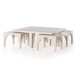 Product Image 11 for Amara Coffee Tbl W/Nesting Arch Stls Wht from Four Hands