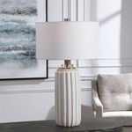Product Image 14 for Azariah White Crackle Table Lamp from Uttermost